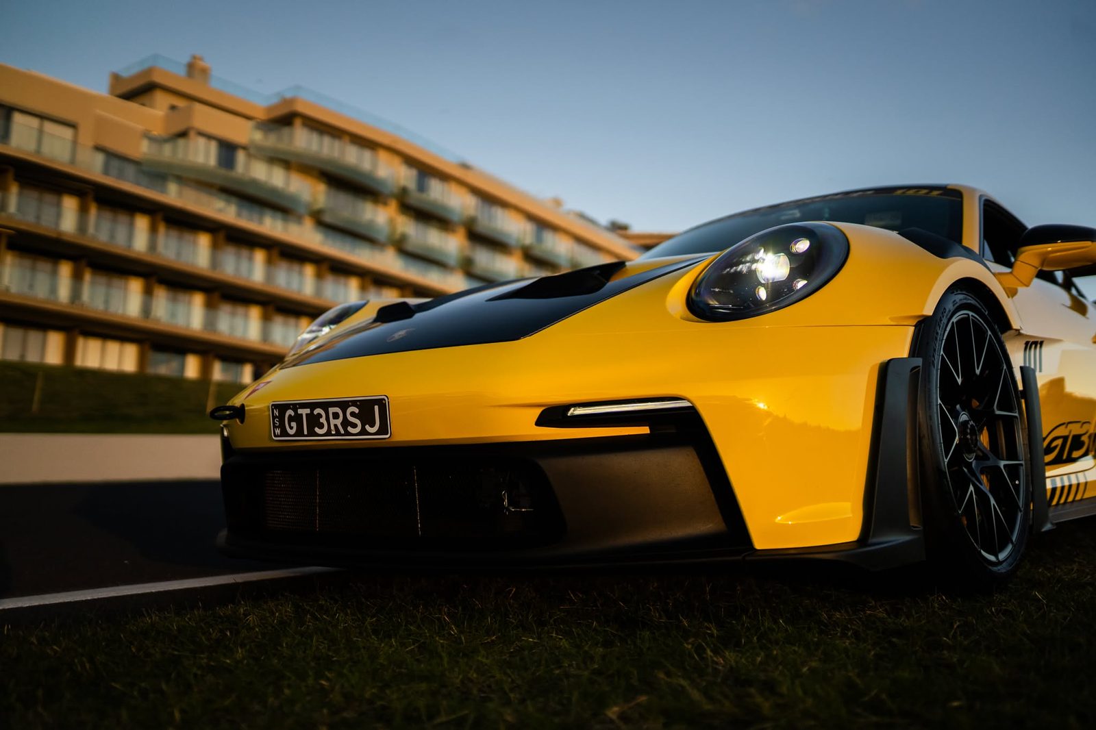 Freshly ceramic coated Porsche GT3 RS detailed by Panorama Car Detailing, Bathurst